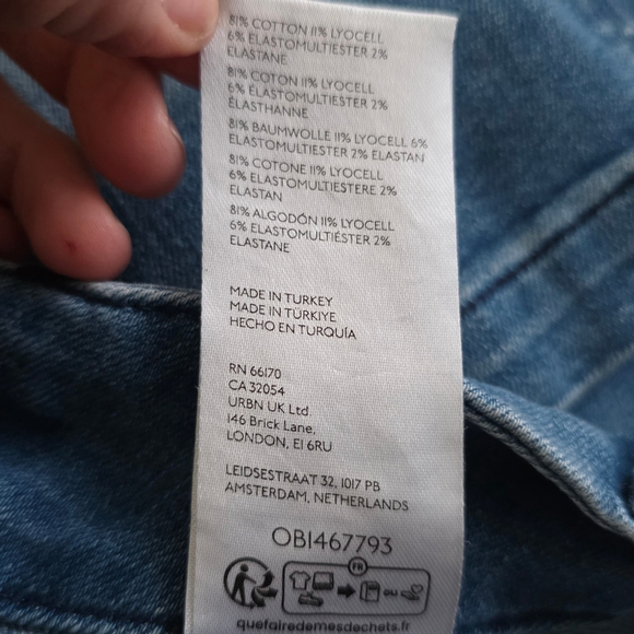 Maeve Anthropologie Denim Shorts Blue Stretch Jean Shorts Mid Rise Sz 29 - Picture 11 of 11